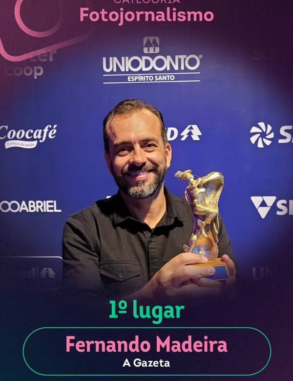 O fotógrafo de A Gazeta Fernando Madeira foi o vencedor da categoria fotojornalismo por Divulgação/OCB-ES