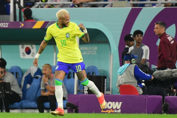 Richarlison marcou um gol na partida contra o  Japão na Copa do Mundo do Catar 