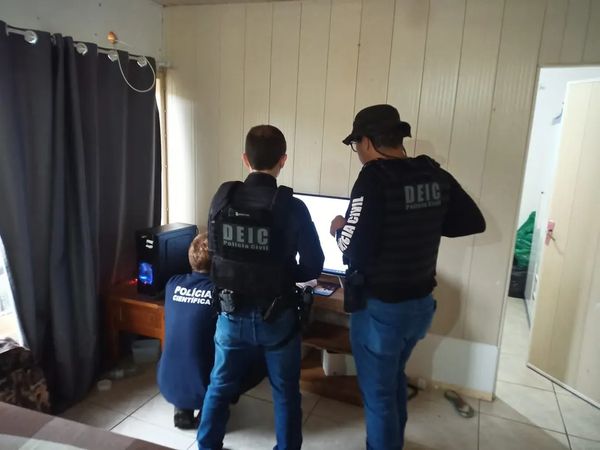 Policiais participam da décima fase da operação Luz na Infância