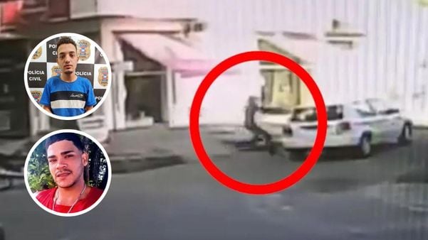 Gabriel Sena de Oliveira, de 24 anos, é suspeito de matar Atos Vilela Cerqueira, de 26, em São Diogo I, na Serra