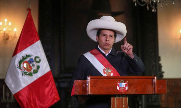 Presidente peruano Pedro Castillo 