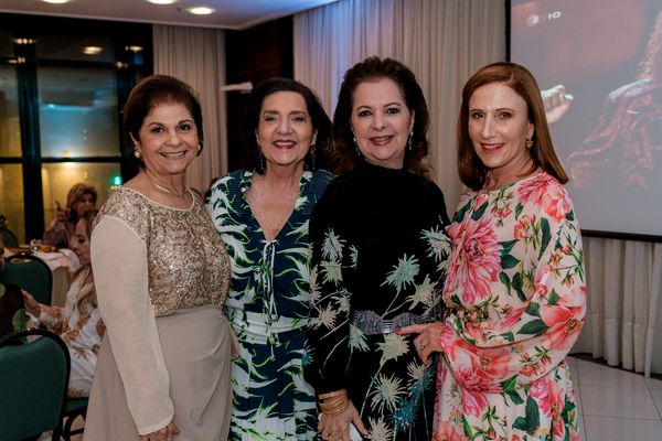 Soeli Gama, Angela Neme, Gracinha Sarkis e Mary Helal