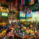 Torcida para jogo do Brasil na Copa no Bar da Copa, em Vitória