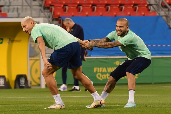 Copa do Mundo. Treino da Seleção Brasileira no estádio Grand Hamad em Doha, no Catar. por Vitor Jubini