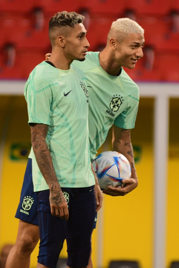 Copa do Mundo. Treino da Seleção Brasileira no estádio Grand Hamad em Doha, no Catar. por Vitor Jubini