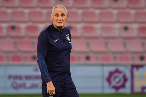 Copa do Mundo. Treino da Seleção Brasileira no estádio Grand Hamad em Doha, no Catar. por Vitor Jubini