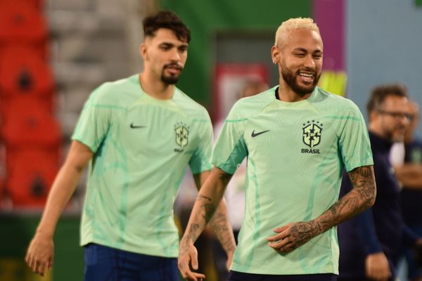 Copa do Mundo. Treino da Seleção Brasileira no estádio Grand Hamad em Doha, no Catar. por Vitor Jubini