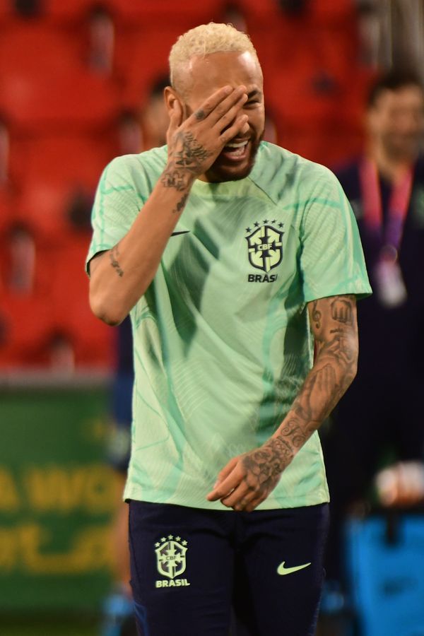 Copa do Mundo. Treino da Seleção Brasileira no estádio Grand Hamad em Doha, no Catar. por Vitor Jubini