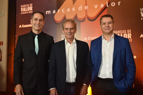 Davi Wescley, Marcello Moraes e Márcio Chagas (Rede Gazeta)