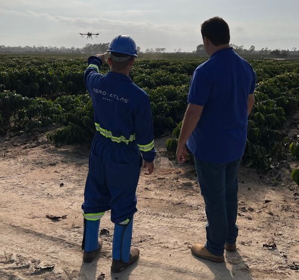 Drone da startup capixaba Agro Atlas Brasil