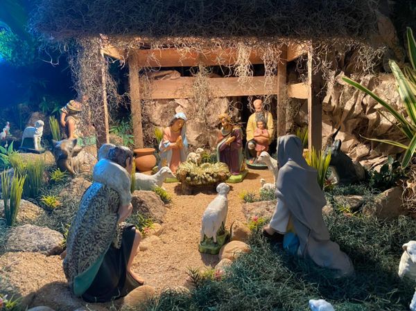 Jovem monta presépio gigante e casa vira ponto turístico em Muniz Freire por Antônio Casagrande