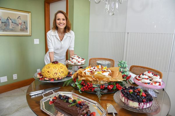 Almoço natalino de Claudia Scarton