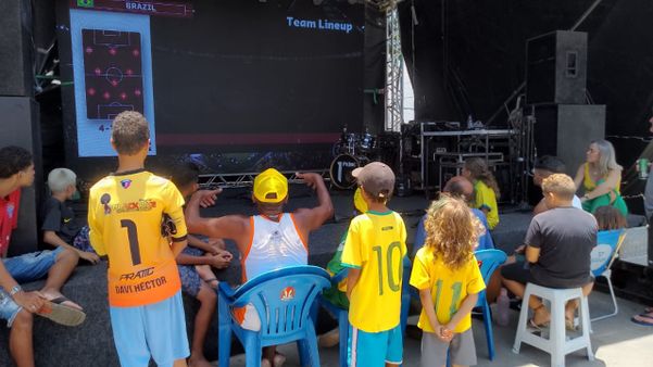 Torcida acompanha Brasil e Croácia na arena em São Pedro, Vitória por Ricardo Medeiros