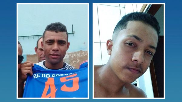 À esquerda, Vagno de Souza, de 38 anos; à direita, Rodrigo Machado, 19