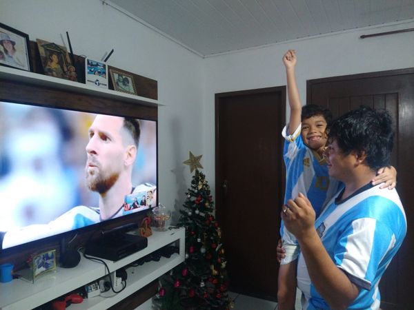 Samuel é fã de Messi e nunca viu a Argentina campeã da Copa do Mundo