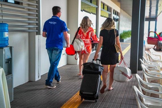 Aeroporto de Cacoal, em Rondônia: no século XXI, migração de capixabas já acontece por vias aéreas