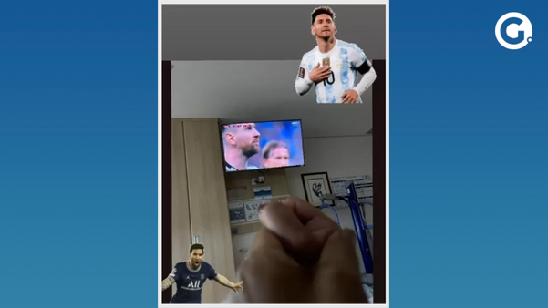 Kely Nascimento posta foto segurando a mão do pai, Pelé, em hospital, durante jogo da Argentina