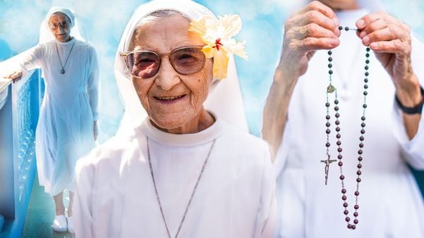 Irmã Maria Joana Otília, de 90 anos, foi diagnosticada com uma pneumonia na última segunda-feira (31)