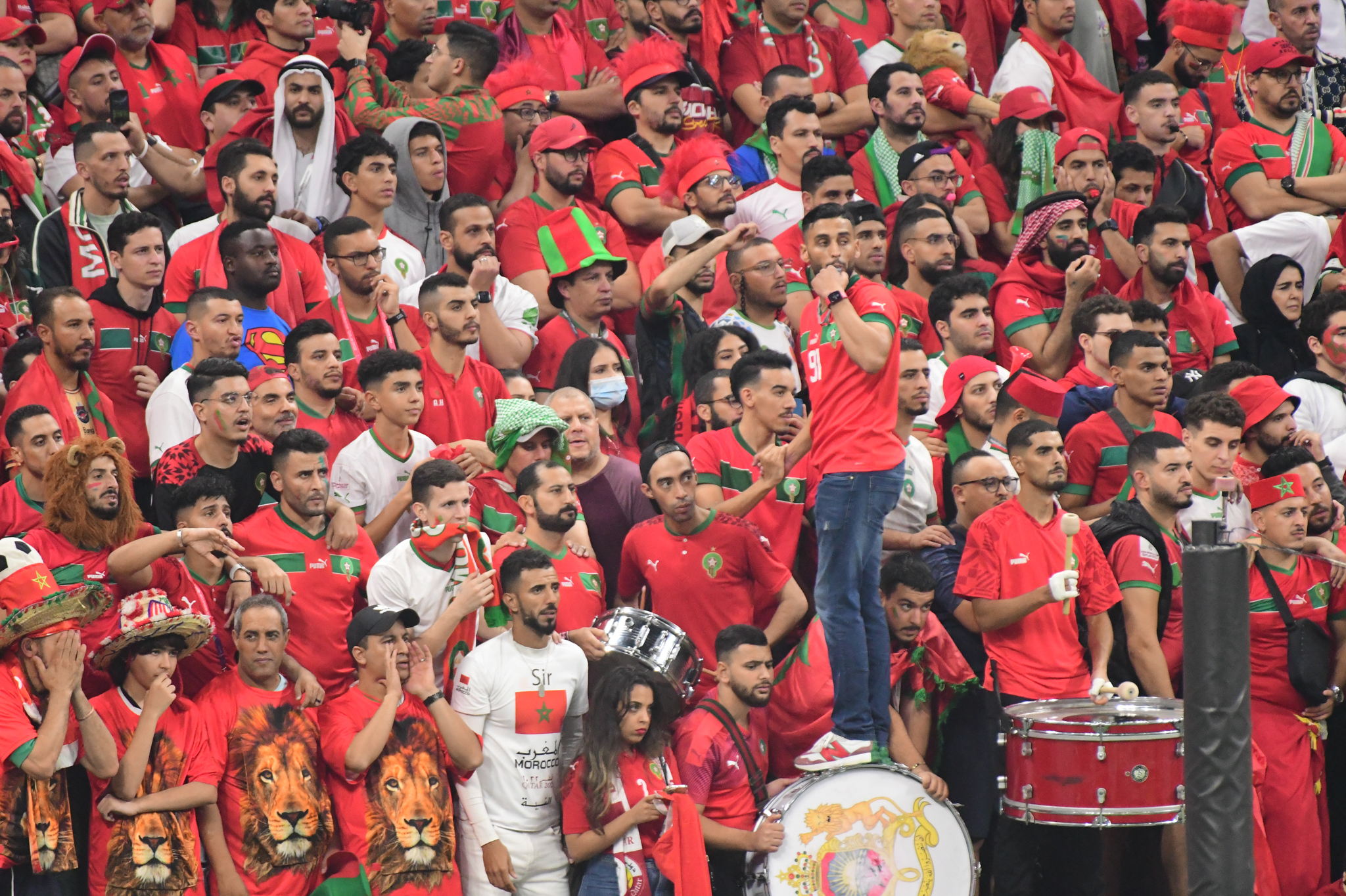 França x Marrocos pela Copa do Mundo do Catar no estádio Al Bayt. A França venceu por 2 x 0