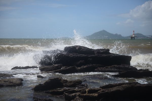 Uma parte de Camburi para quem prefere uma praia mais tranquila e menos movimentada.  por Ricardo Medeiros