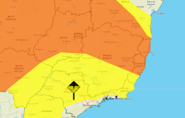 Alertas de chuvas para o ES neste domingo (18)