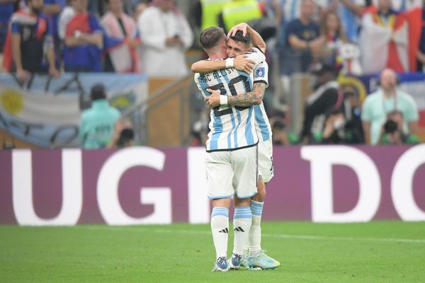 Argentina fez 2 a 0 logo na primeira etapa da partida contra a França