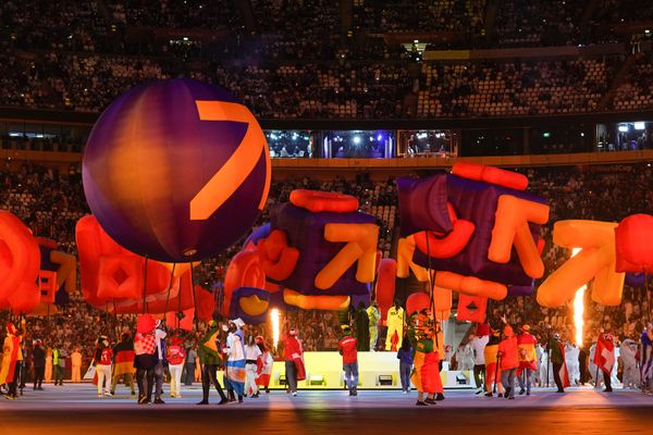 Festa de encerramento da Copa do Mundo do Catar por PETR DAVID JOSEK/AP