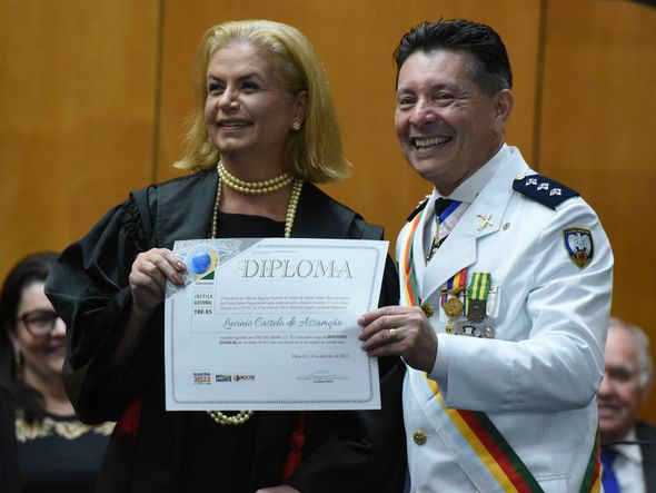 Capitão Assumção é diplomado como deputado estadual pelo TRE-ES. por Carlos Alberto Silva