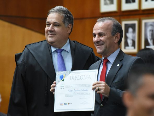 Helder Salomão é diplomado deputado federal pelo TRE-ES por Carlos Alberto Silva