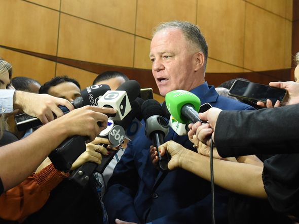 Renato Casagrande em entrevista à imprensa no TRE por Carlos Alberto Silva
