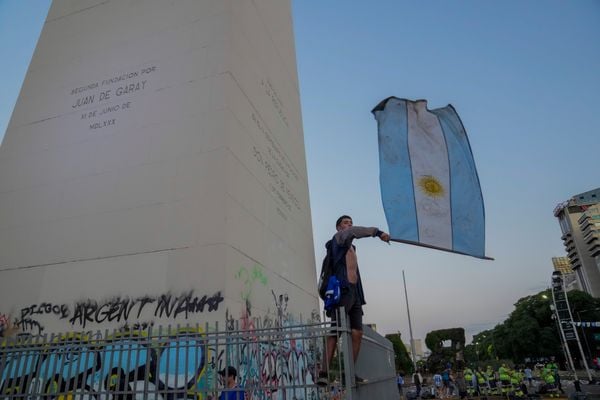 Movimento na cidade de Buenos Aires, na Argentina