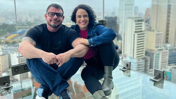 Daniel Piccin, de 41 anos, e Thalia Mathias, de 35