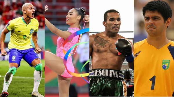 Richarlison, Geovanna Santos, Esquiva Falcão e Pierre foram os homenageados na edição de 2022