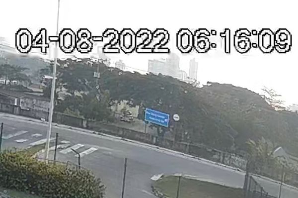 Às 6h16, os investigados voltam ao Jockey andando após eliminarem os vestígios por Divulgação/Polícia Civil