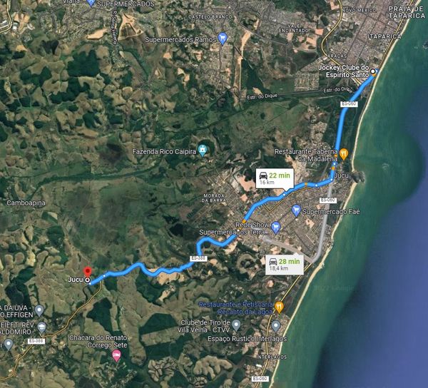 Antes de ser queimado, o carro percorreu do Jockey até o ponto onde foi localizado por Divulgação/Polícia Civil