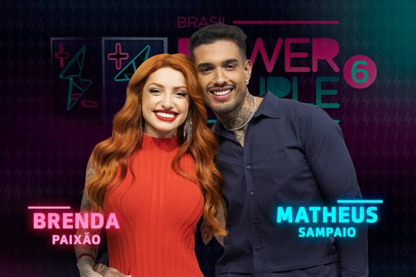 Brenda e Matheus venceram o 'Power Couple Brasil' 