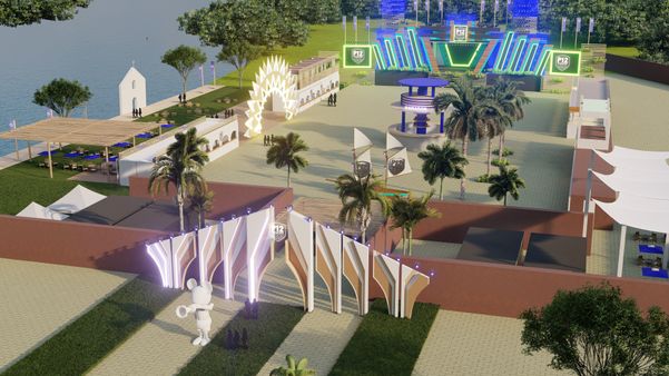 Com infraestrutura completa, o espaço conta com estacionamento, estrutura de containers para bares e banheiros por P12 Guarapari/Divulgação