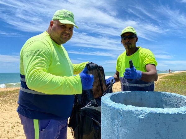 Limpeza das praias de Vila Velha