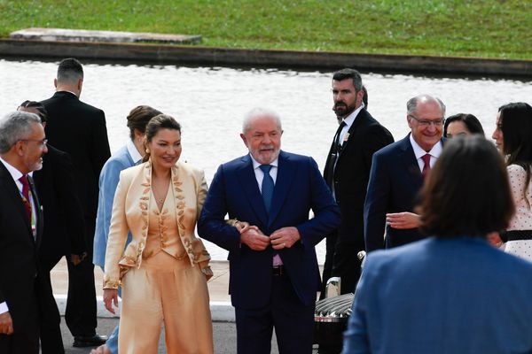 Lula e Janja em dia de cerimônia de posse, em Brasília