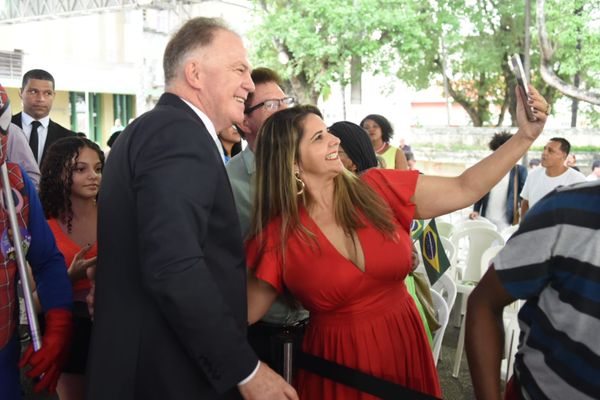 Renato Casagrande participa de cerimônia de recondução ao cargo no governo do Estado, no Palácio Anchieta por Carlos Alberto Silva