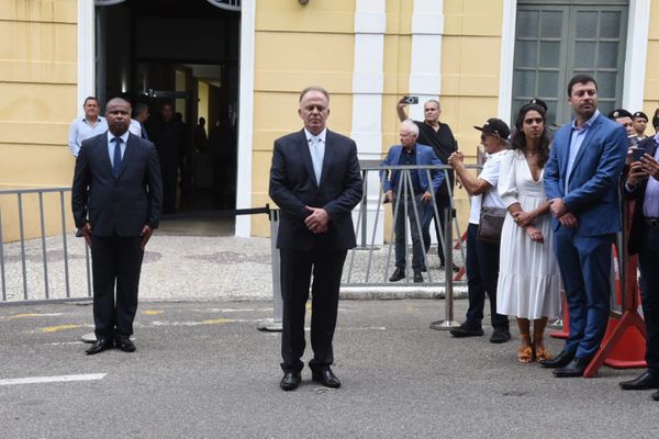 Renato Casagrande participa de cerimônia de recondução ao cargo no governo do Estado, no Palácio Anchieta por Carlos Alberto Silva