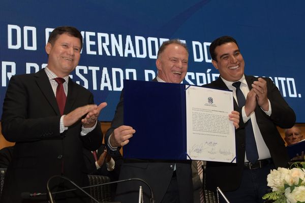 Posse do Governador Renato Casagrande e do  Vice-Governador Ricardo Ferraço, na Ales