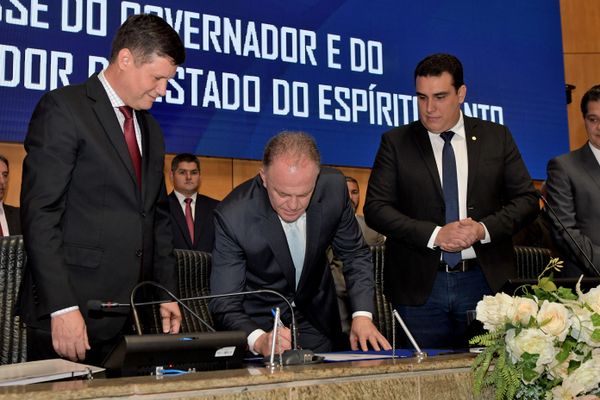 Posse do Governador Renato Casagrande e do  Vice-Governador Ricardo Ferraço, na Ales por Fernando Madeira