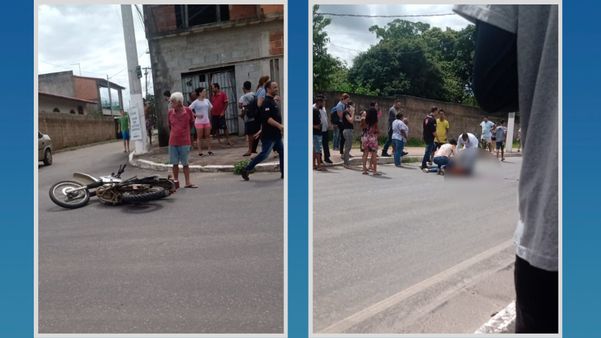 Motociclista fica ferido após bater contra poste em Aracruz