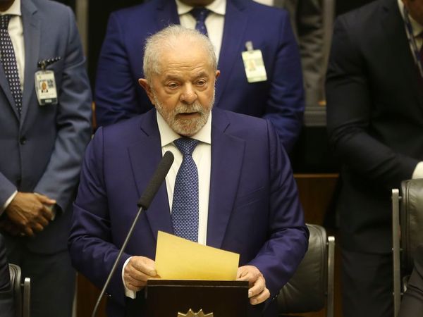 Presidente Lula em discurso no Congresso após posse