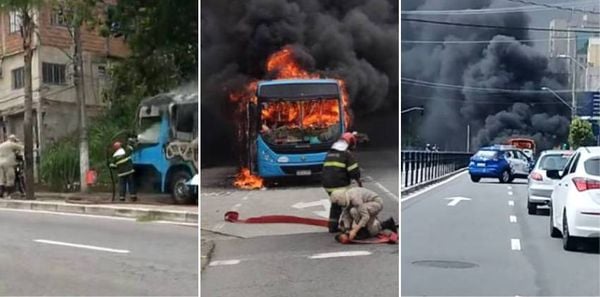 Três ônibus foram incendiados neste sábado após morte de um suspeito em confronto com a PM