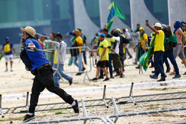 Manifestantes invadem Congresso, STF e Palácio do Planalto por Marcelo Camargo/Agência Brasil