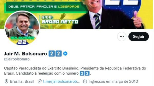 Uma semana após posse de Lula, Bolsonaro ainda se diz presidente nas redes