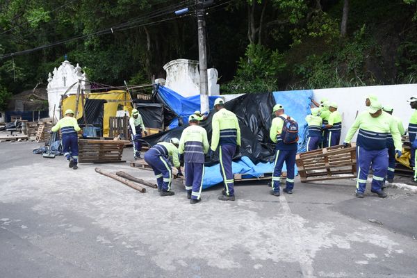 Bolsonaristas fora da Praianha