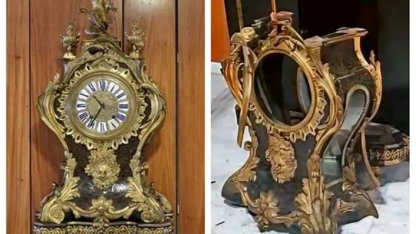 Relógio raro foi destruído por terroristas que invadiram o Palácio do Planalto